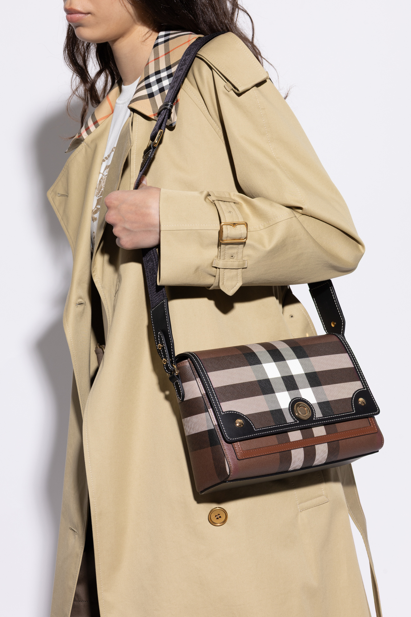 Brown Shoulder bag `Note` Burberry - Vitkac Italy